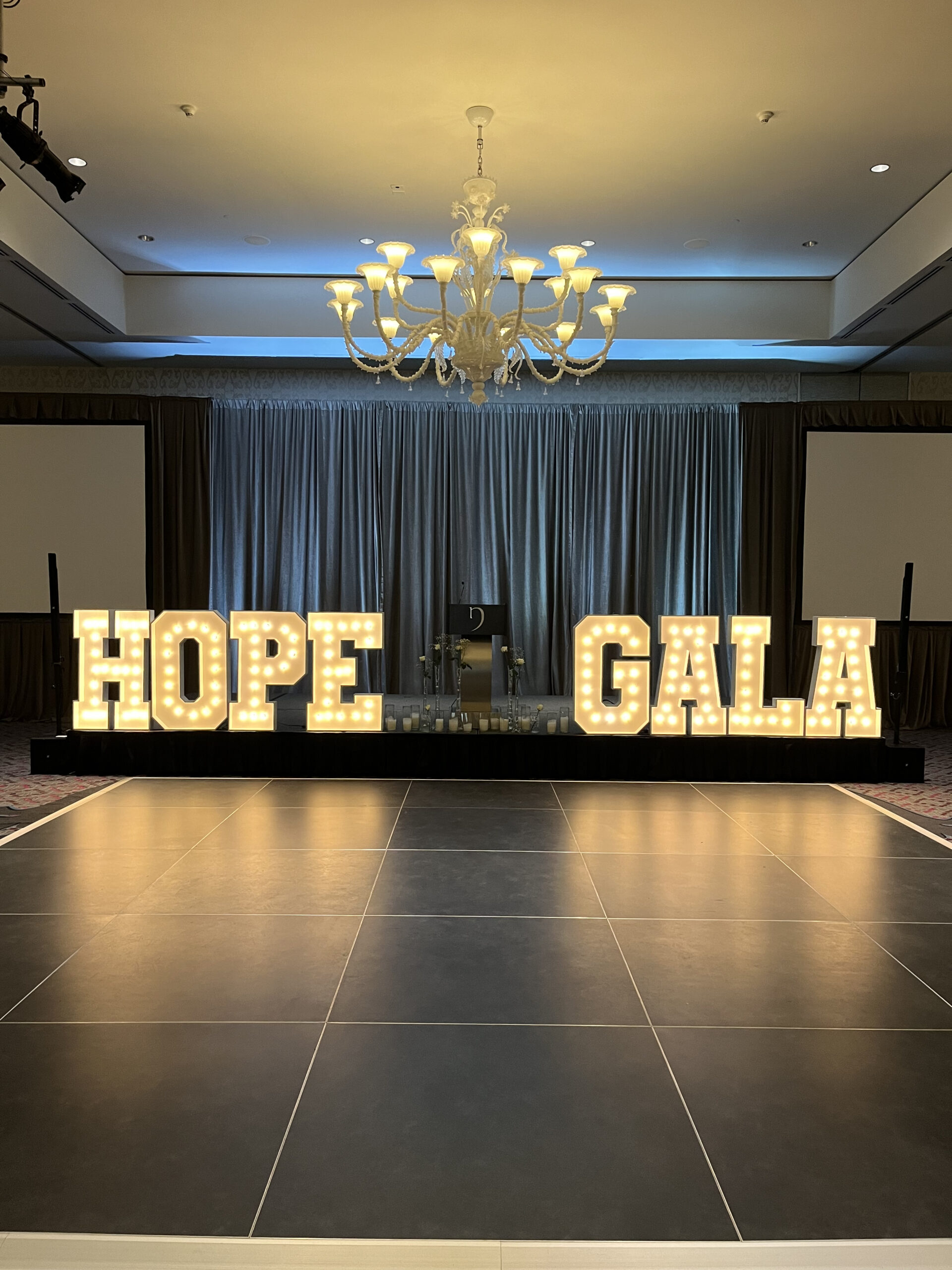 Lighted Marquee Letters